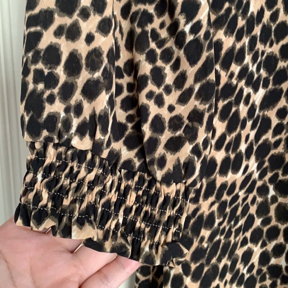 JCrew Ruffle Neck Peasant Dress Size 4 SOLD OUT EVERYWHERE - Picture 5 of 6